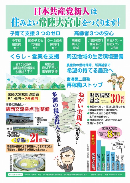 新ひたちおおみや 2026年7月号外裏