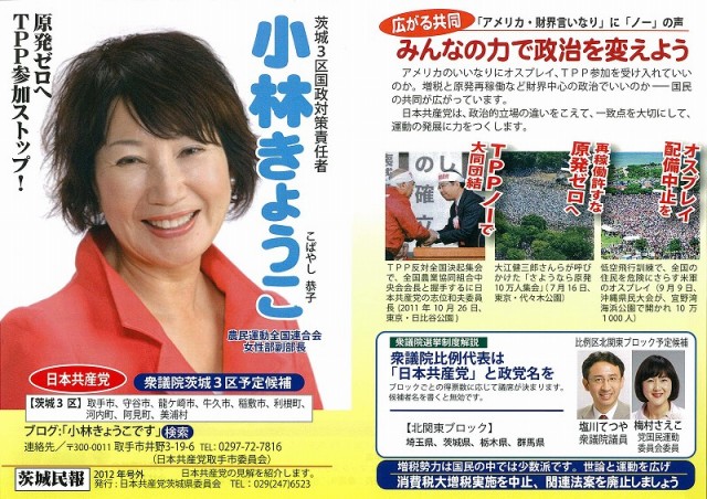 茨城3区 小林きょうこ