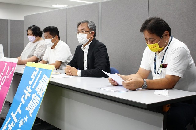 「調査が最賃の引き上げにつながることを望む」と話す茨城労連の白石勝巳議長